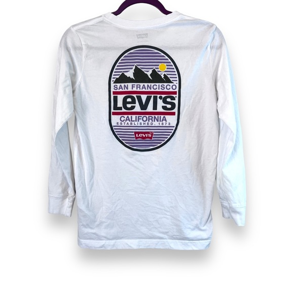 Levi's Other - Levi’s Boys Long Sleeve White Tee-Shirt Size Large 12-13 Years
